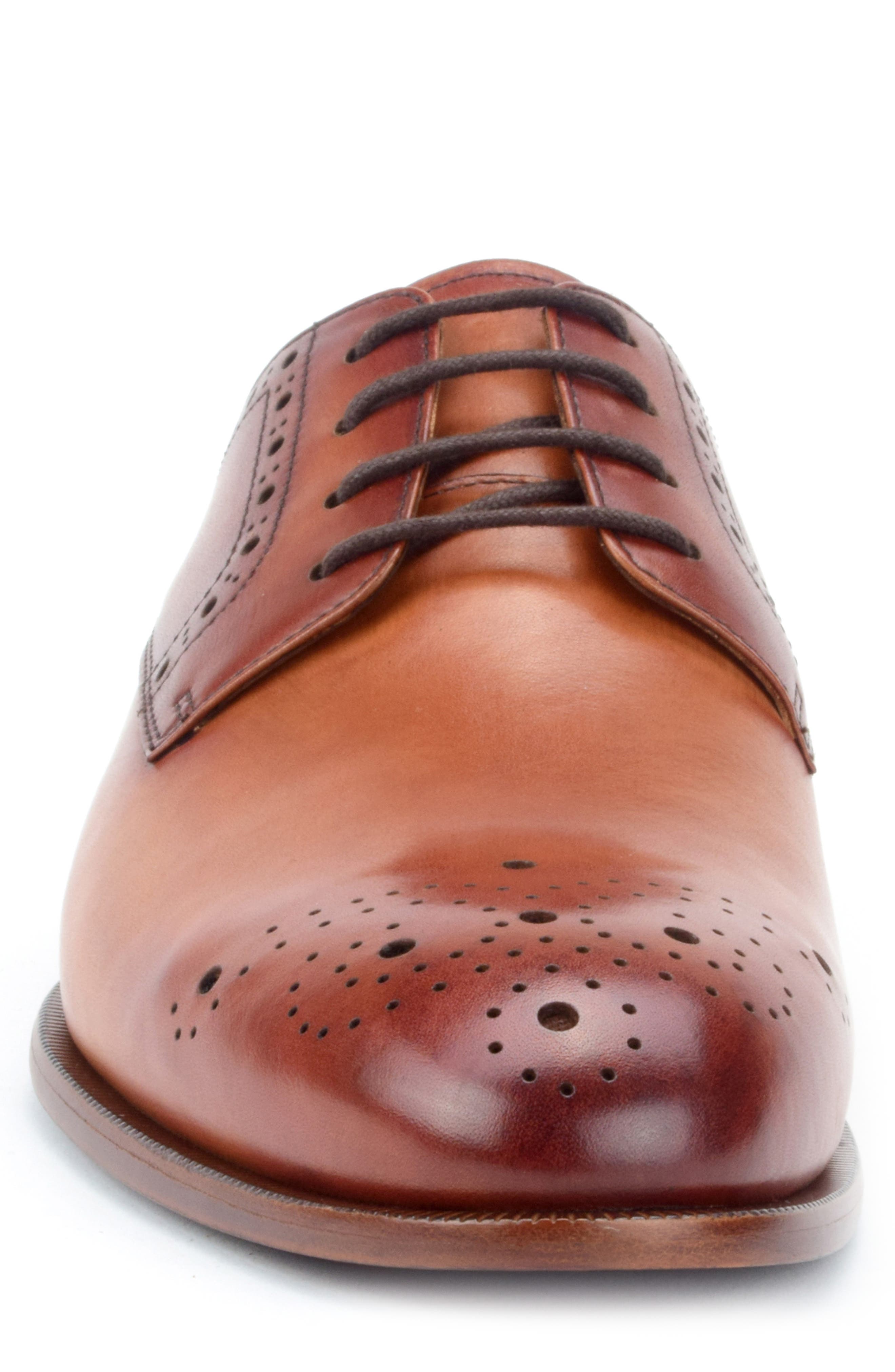 Warfield & Grand Cassette Medallion Toe Derby, Alternate, color, Tan