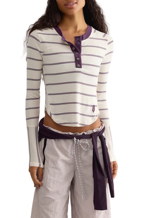 Cool Down Stripe Henley