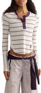 Free People Cool Down Stripe Henley