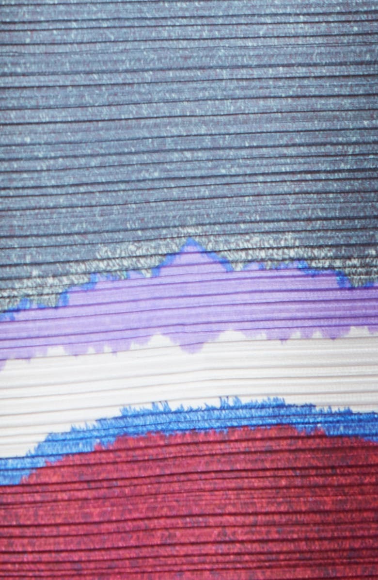 Pleats Please Issey Miyake Grainy Colors Pleated Shift Dress, Alternate, color,