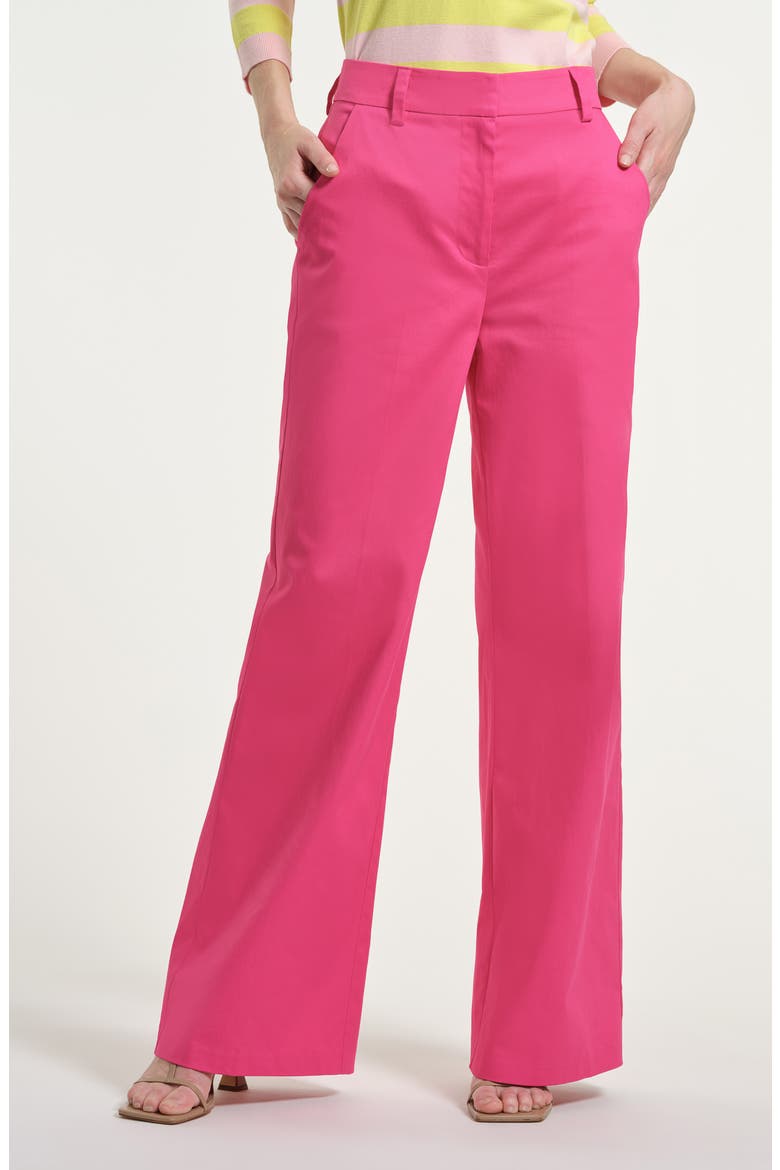 Sateen Pants, Main, color, FUCHSIA