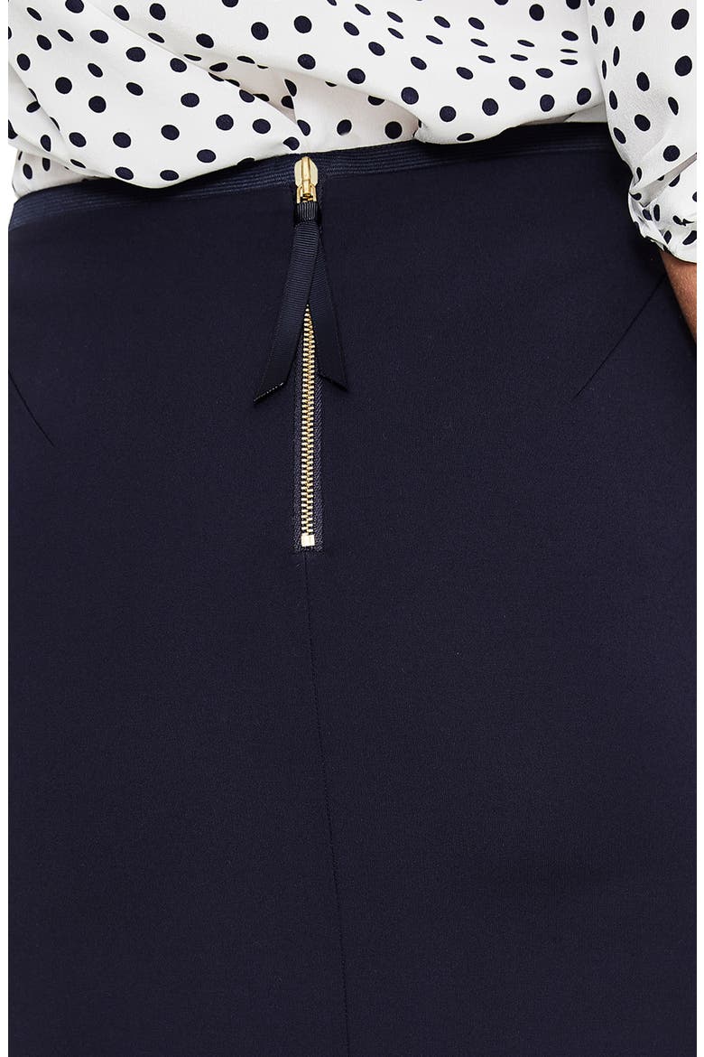 Hampshire Ponte Skirt, Alternate, color, NAVY