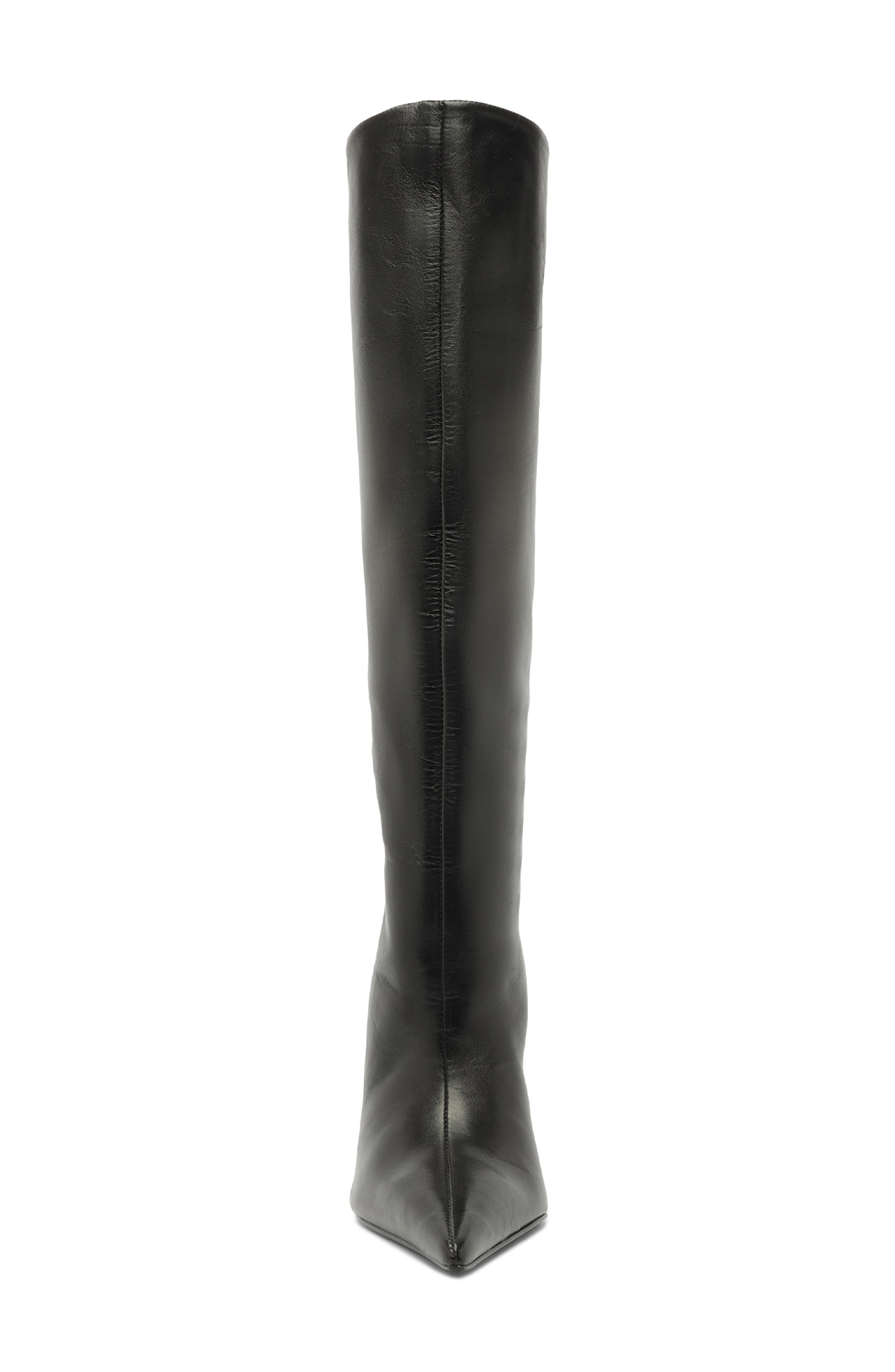 Schutz Siena Pointed Toe Knee High Wedge Boot, Alternate, color, 