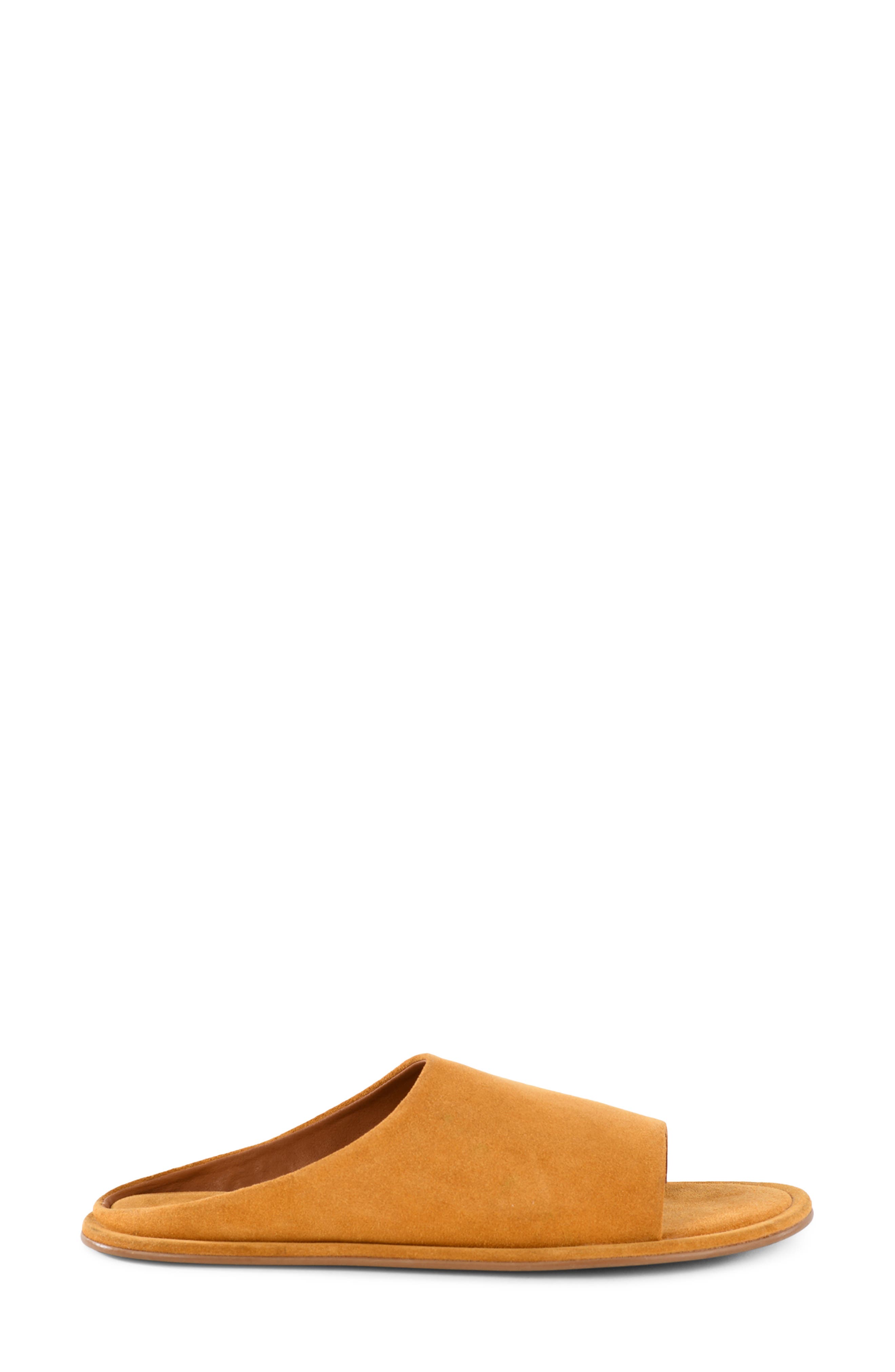 It's A Yes Slide Sandal, Alternate, color, YELLOW