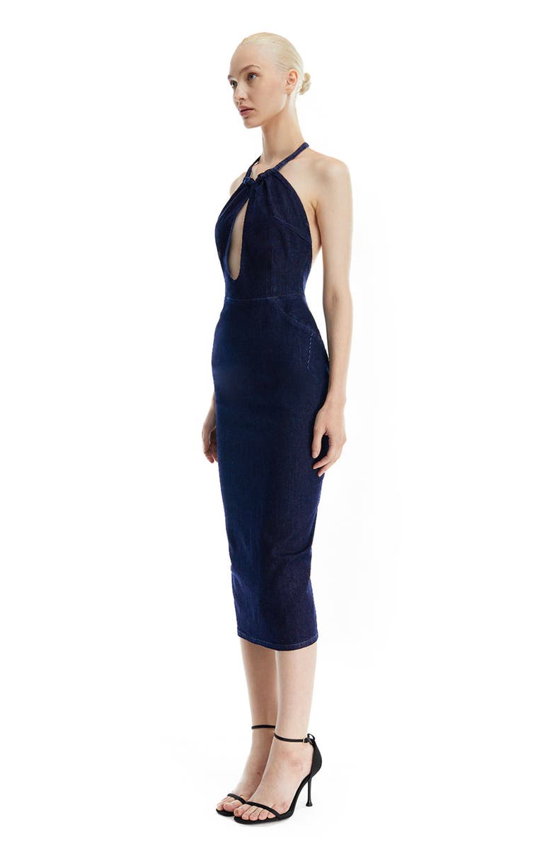 Mother of All Olivia Denim Midi Dress, Alternate, color, 