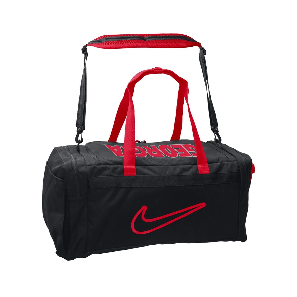Nike Georgia Bulldogs Utility Power Duffel Bag, Alternate, color, 