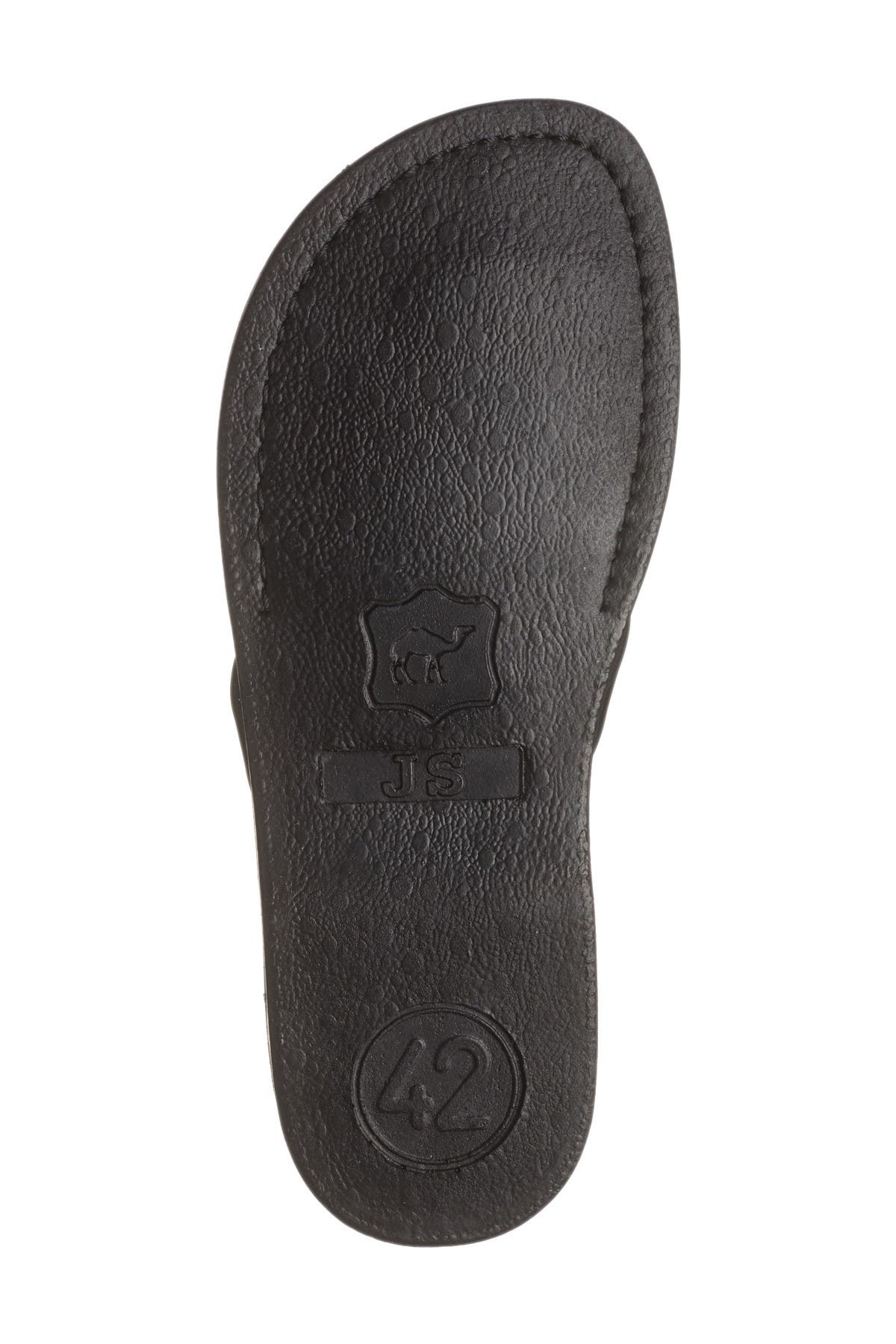 Jerusalem Sandals Jaffa Leather Flip Flop, Alternate, color, 