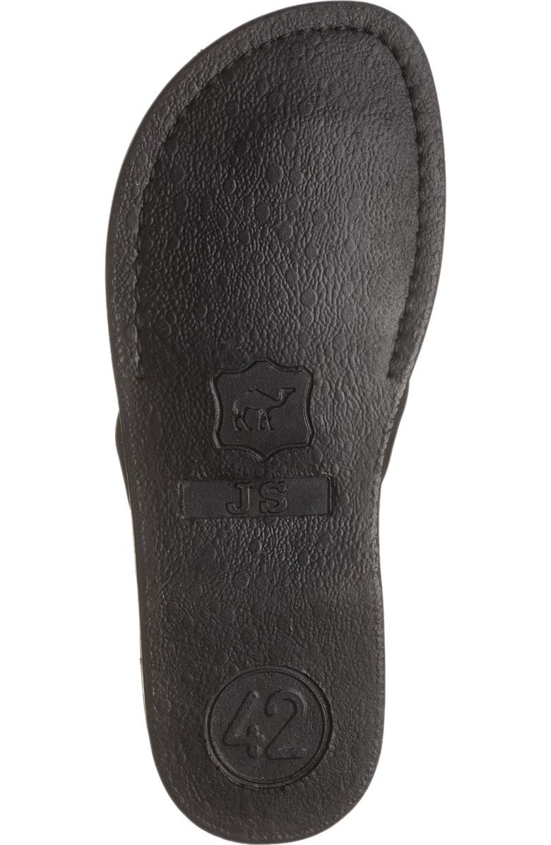 Jerusalem Sandals Jaffa Leather Flip Flop, Alternate, color,