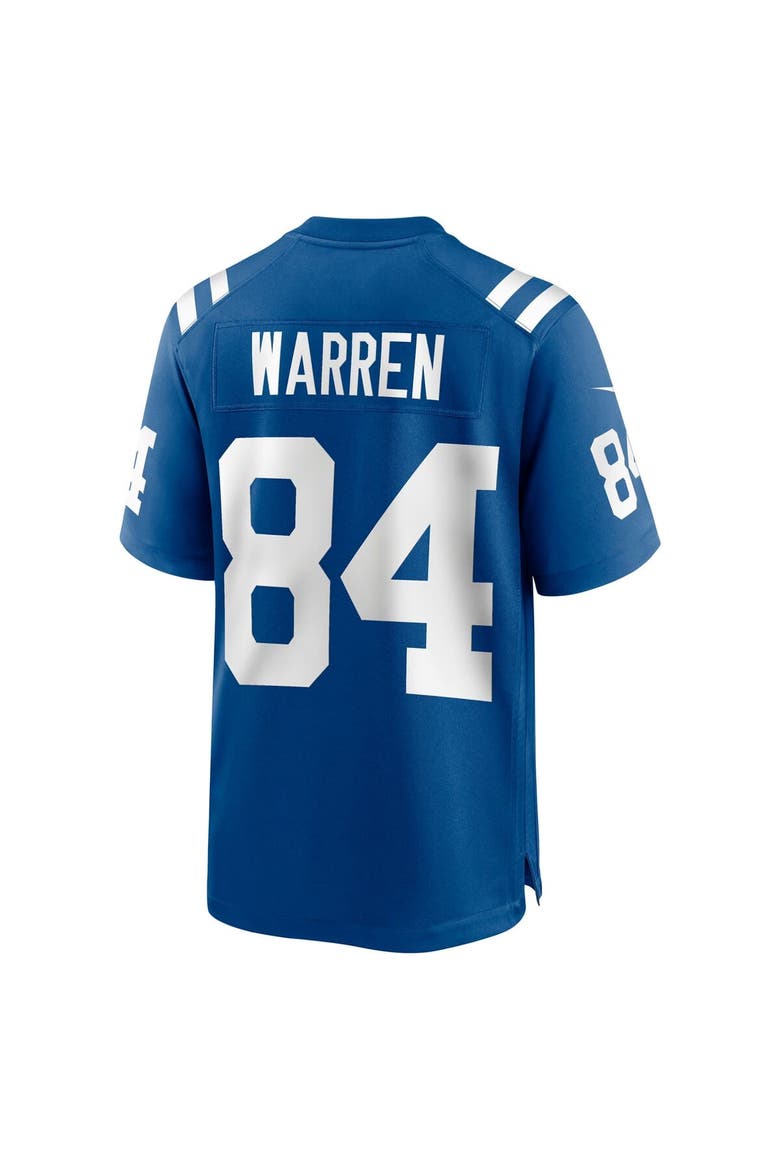 Men's Nike Tyler Warren Royal Indianapolis Colts 2025 NFL Draft First Round Pick Game Jersey, Alternate, color, Royal