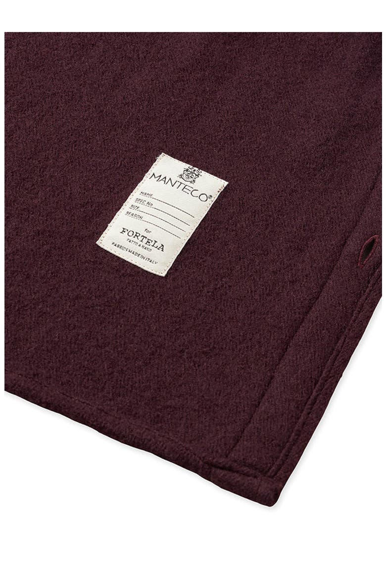 Kenny Wool Overshirt, Alternate, color, Burgundy