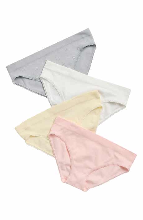 Kids' 4-Pack Seamless Assorted Bikinis
