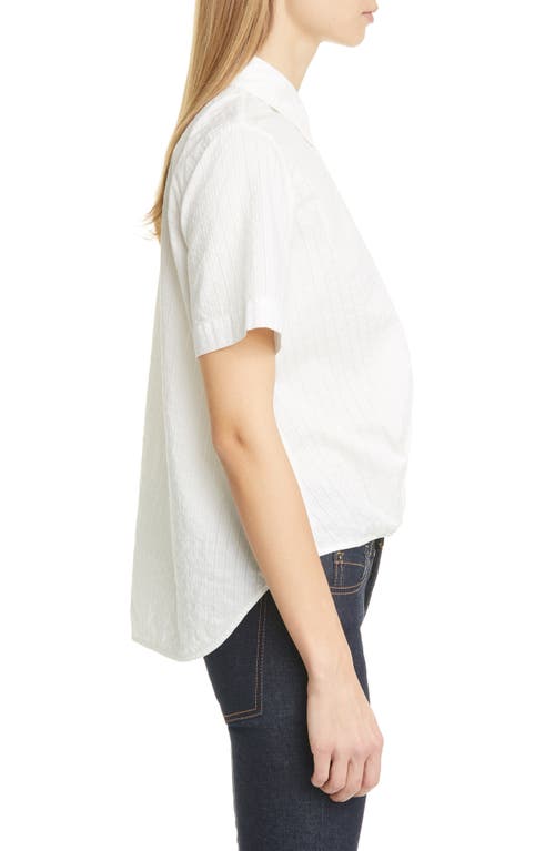Rag & Bone Kristine High/low Top In White