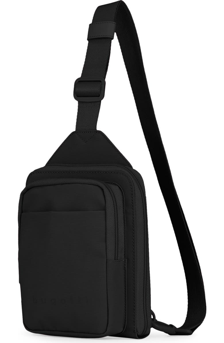 bugatti Downtown Essentials Sling Bag, Alternate, color, Black
