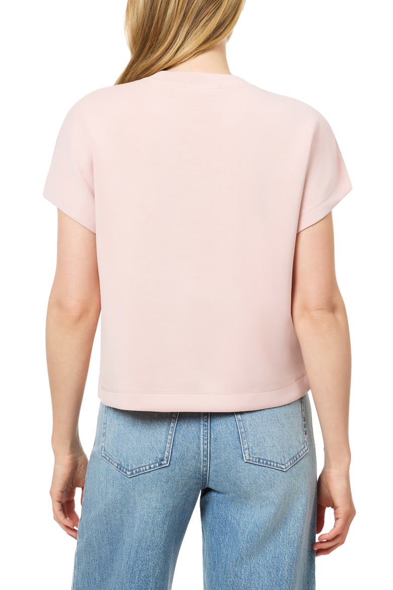 Curved Sleeve T-Shirt, Alternate, color, ROSE SMOKE