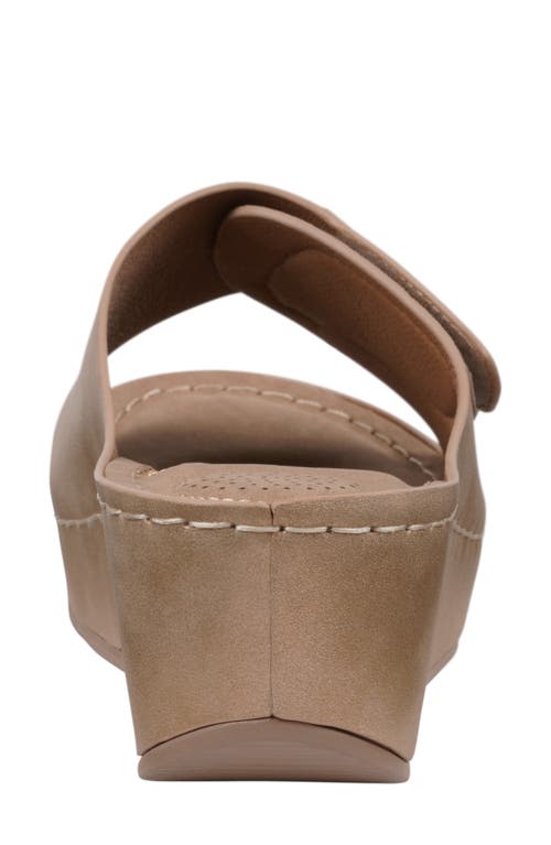 Gc Shoes Annora Wedge Sandal In Gold