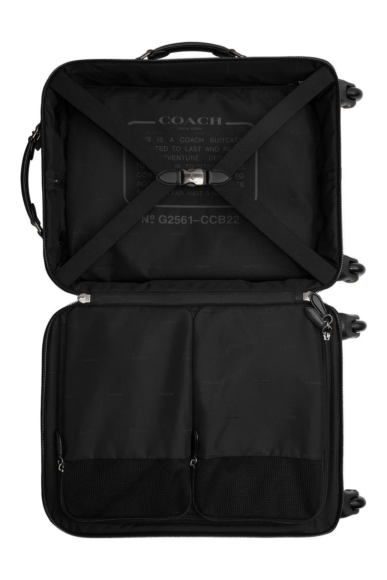 Signature Canvas Wheeled Carry-On, Alternate, color, CHARCOAL