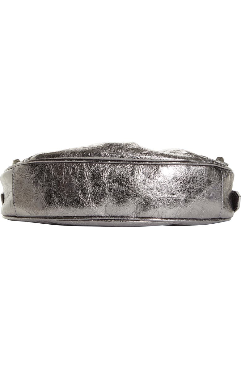 Balenciaga Extra Small Le Cagole Crinkle Metallic Lambskin Shoulder Bag, Alternate, color,