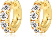 Classicharms Daniela Huggie Hoop Zirconia Earrings