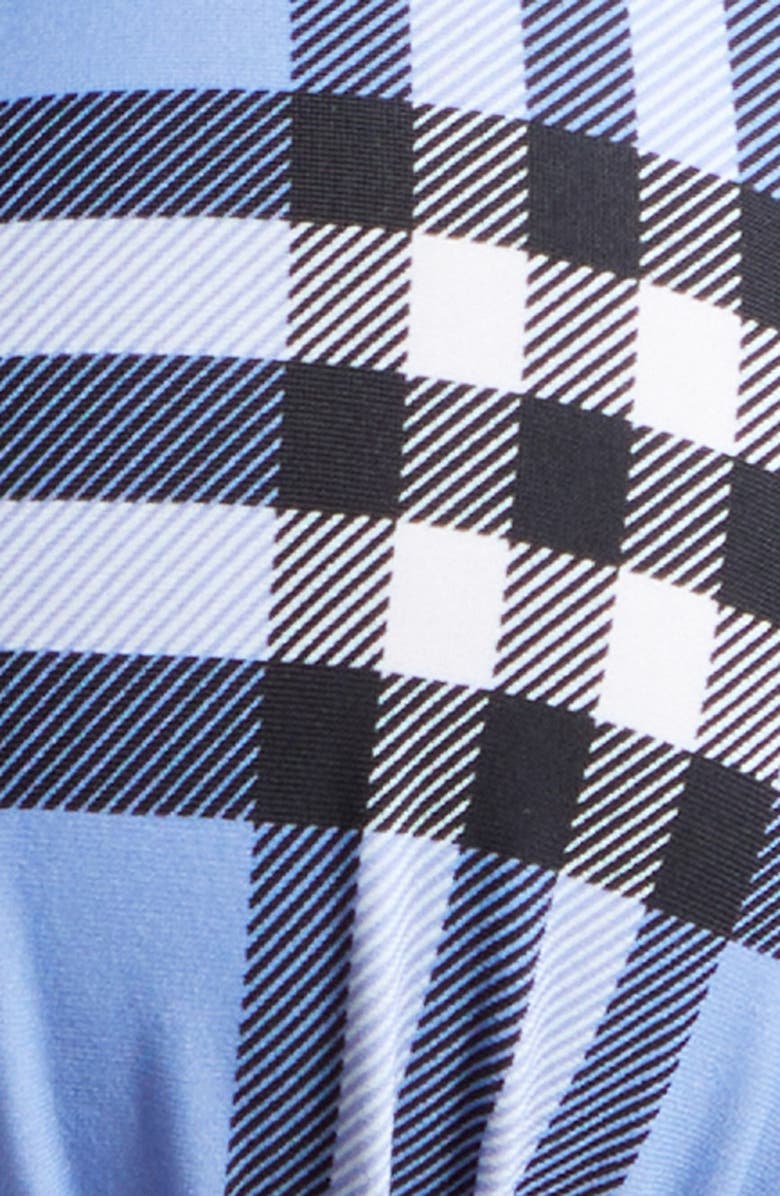 Burberry Sadie Check String Bikini Top, Alternate, color, Cornflower Blue Check