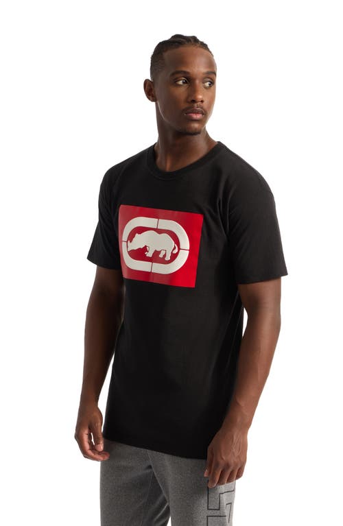 Ecko Unltd . Iconix Logo Tee In Black