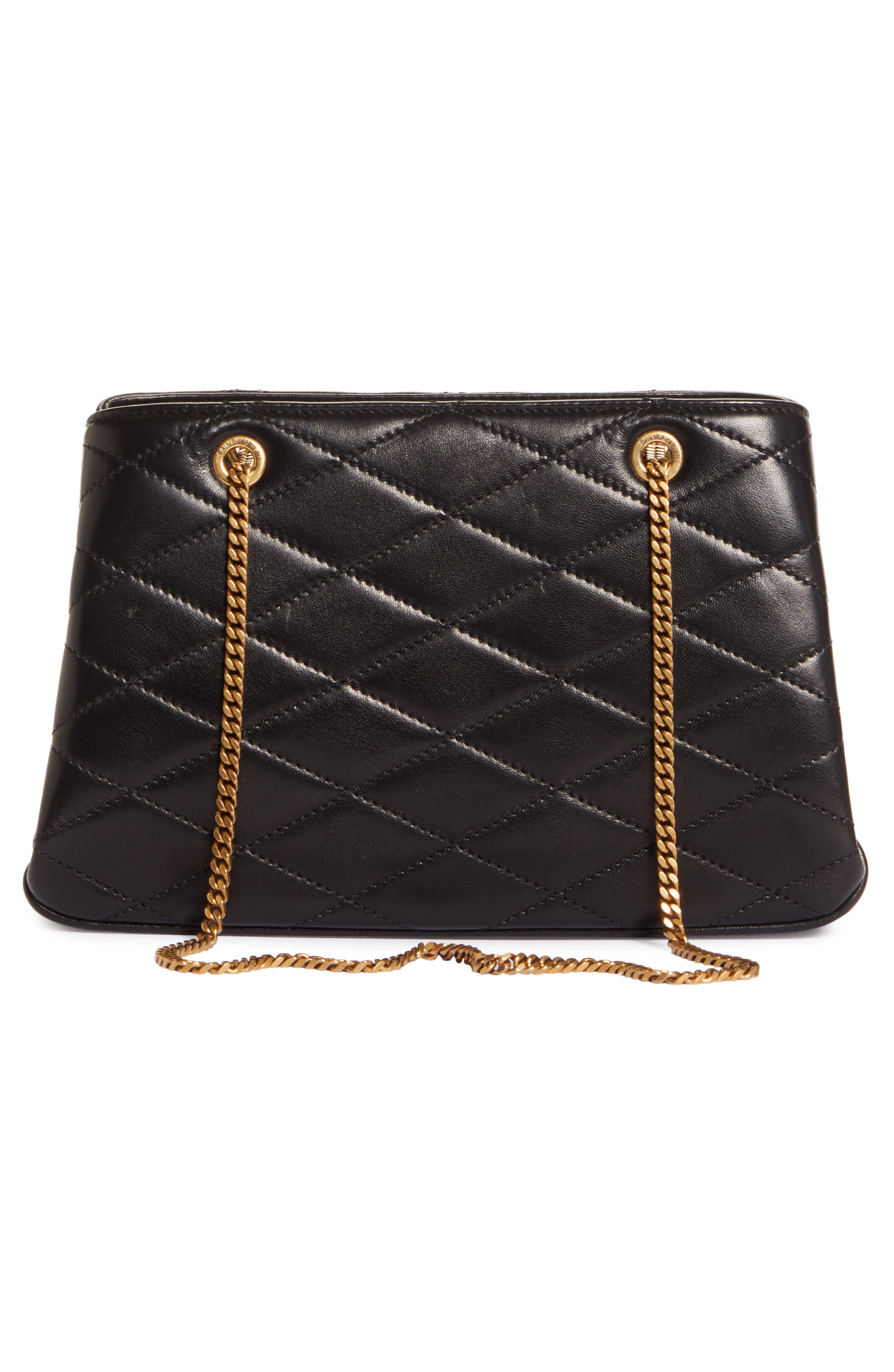 Saint Laurent Medium Melody Quilted Lambskin Bag, Alternate, color, 