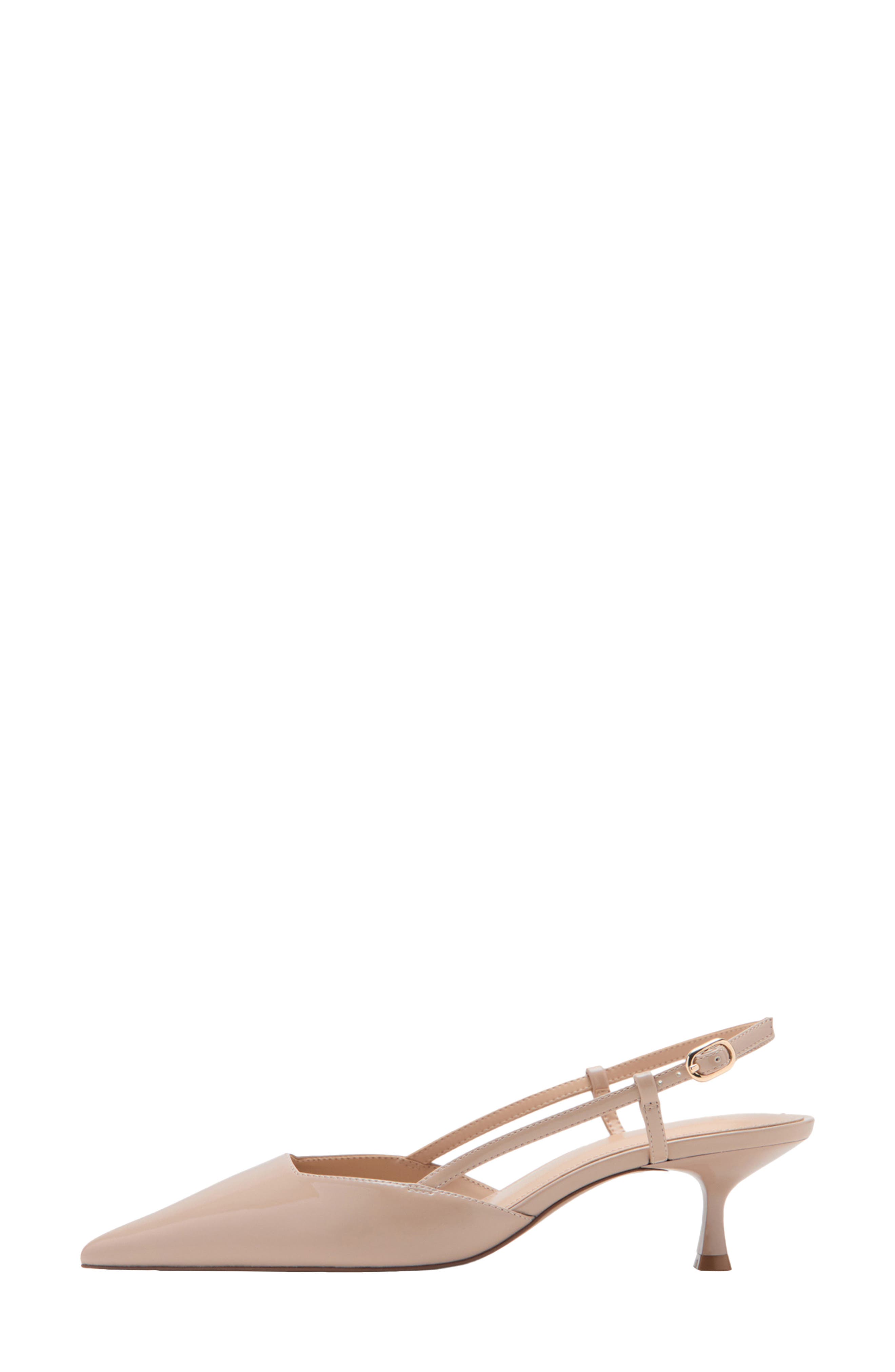 Slingback Pointed Toe Pump, Alternate, color, BEIGE