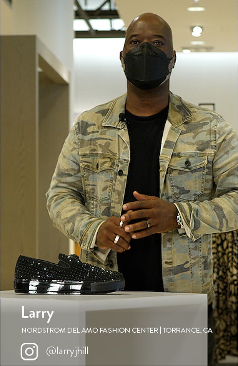 Laney Crystal Stud Platform Slip-On Sneaker, sales video thumbnail