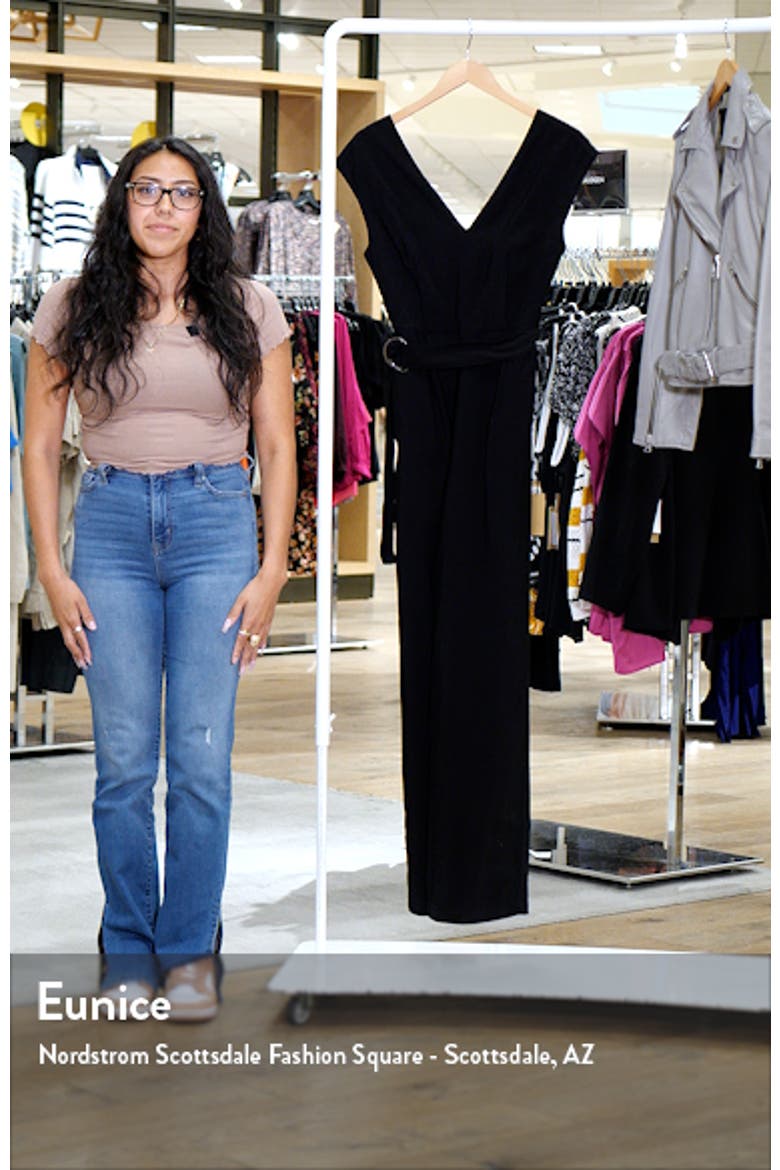 V-Neck Belted Jumpsuit video