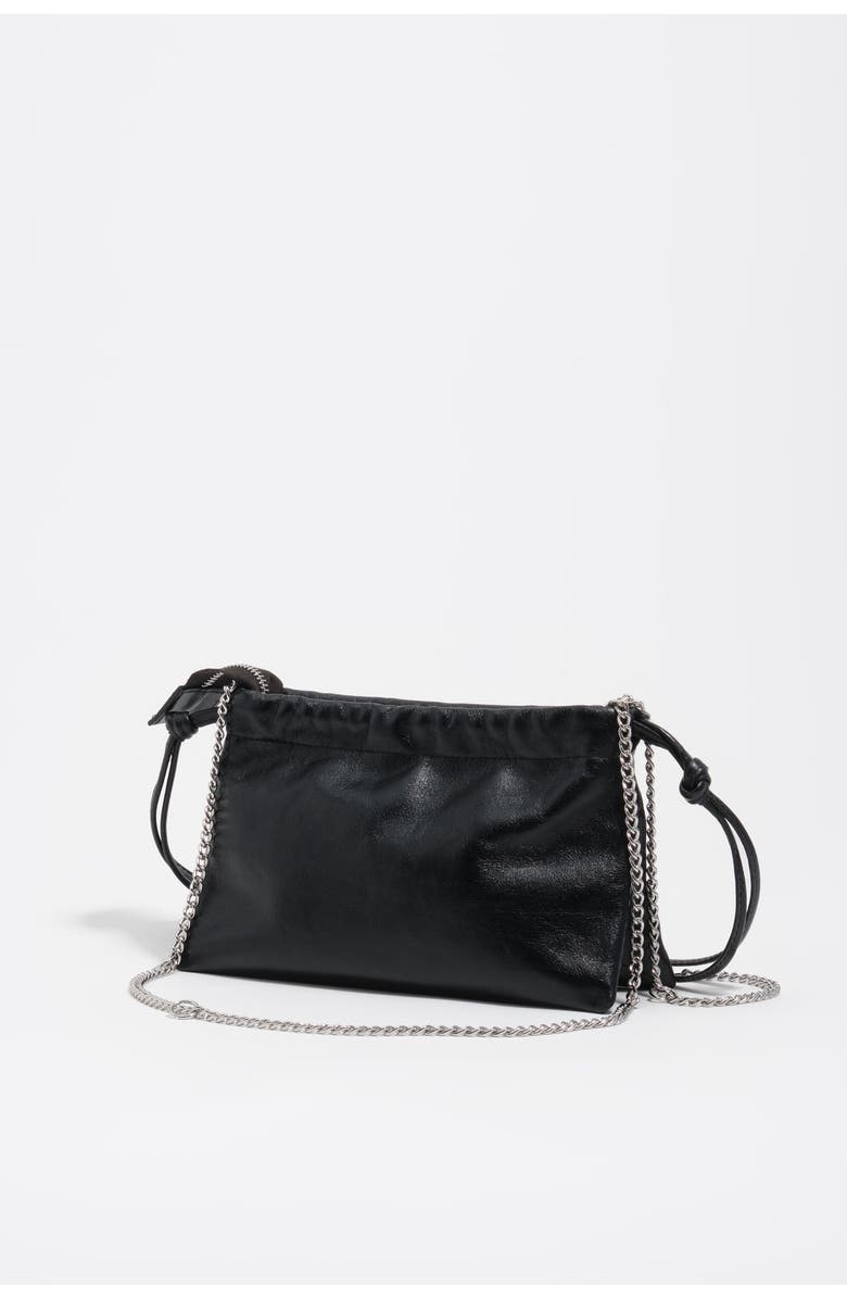 Bimba y Lola Leather Mini Multi-Strap Bag, Alternate, color, Black