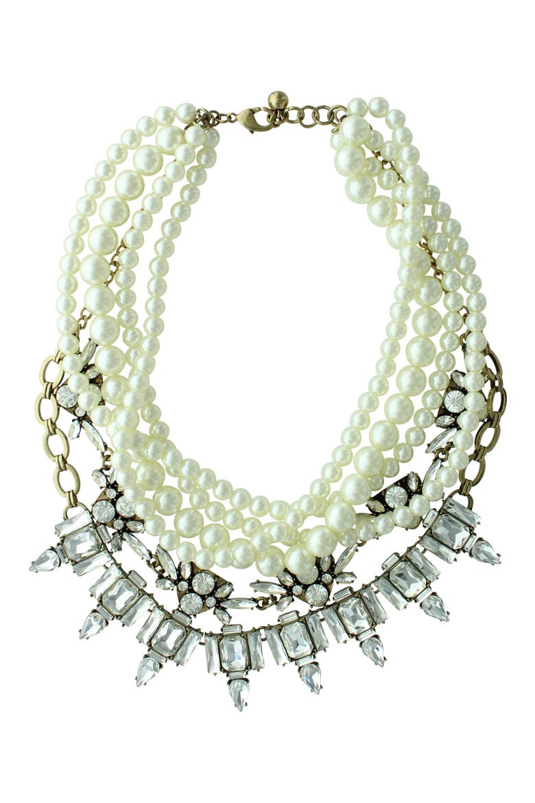 Gold Plated Chloé Tassel Necklace, Main, color, GOLD