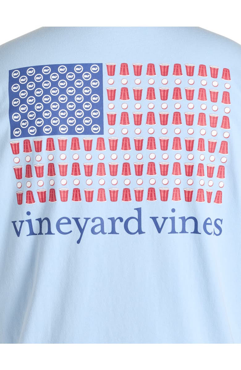 vineyard vines Big & Tall Party In The USA Graphic Tee, Alternate, color, Jake Blue