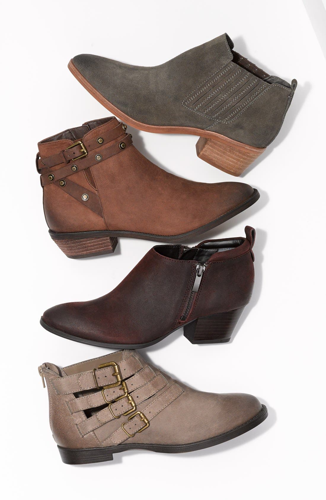 Bella Vita 'Ronan' Buckle Leather Bootie, Alternate, color, 