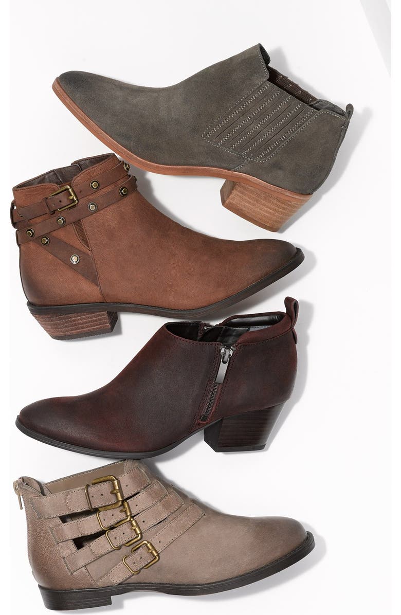 Bella Vita 'Ronan' Buckle Leather Bootie, Alternate, color,