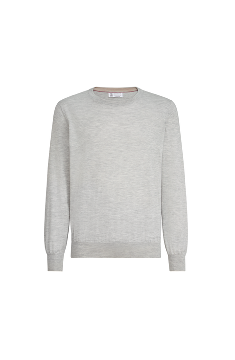 Cashmere and silk lightweight sweater