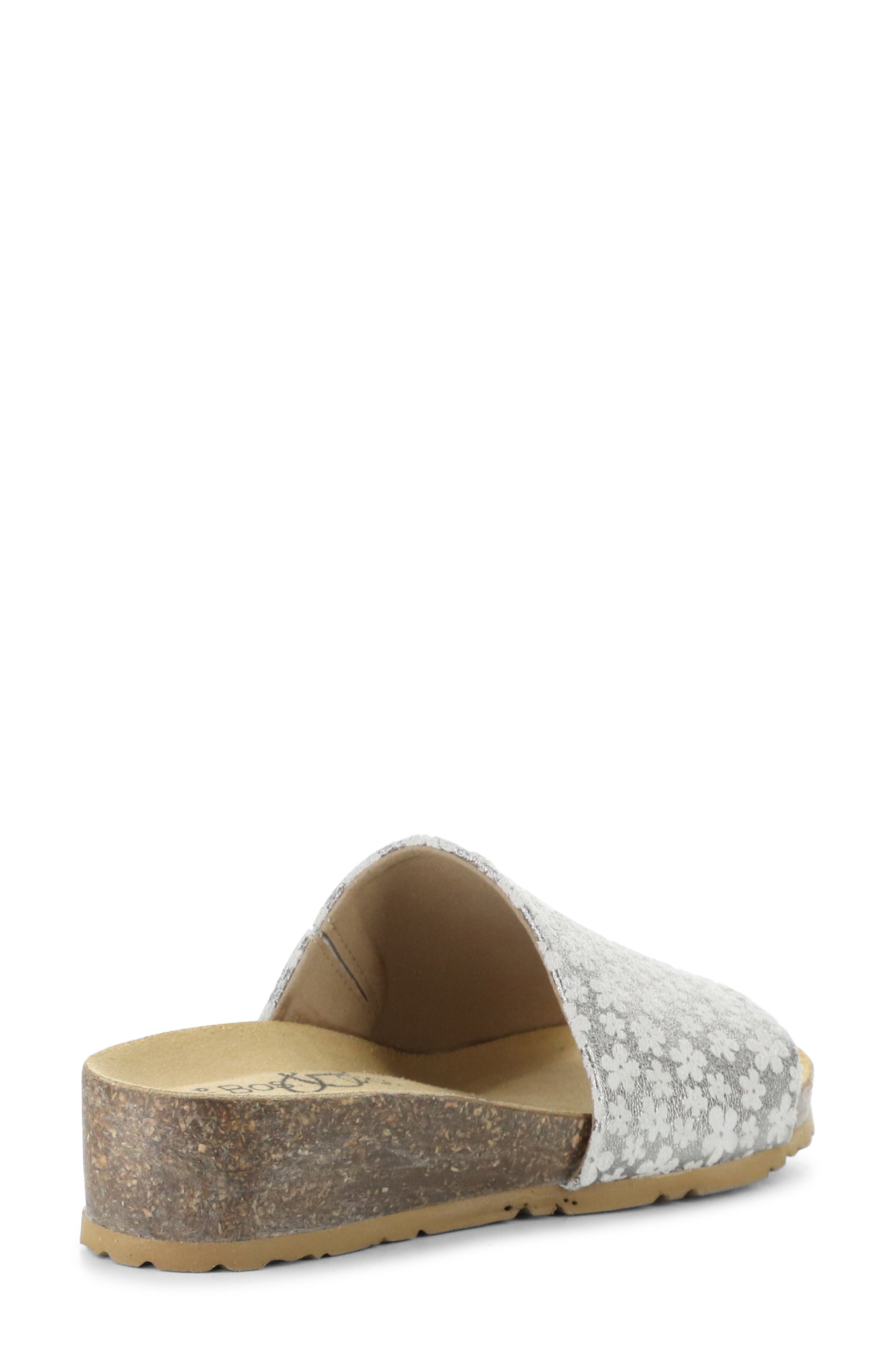 Lux Slide Sandal, Alternate, color, SILVER/ WHITE