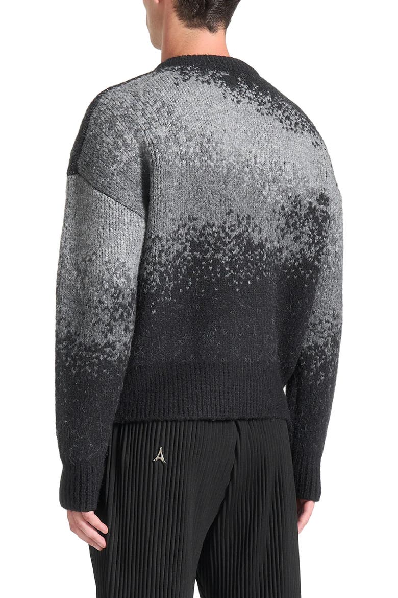 Yani Ombre Wool Crewneck Sweater, Alternate, color, Grey