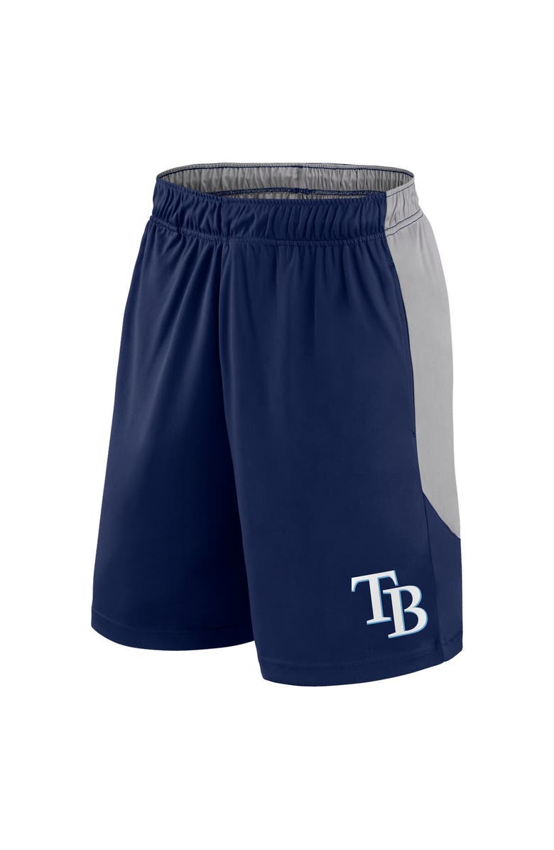 FANATICS Men's Fanatics Navy/Gray Tampa Bay Rays Go Hard Shorts, Alternate, color, 