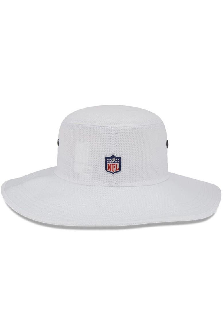 Men's New Era White New Orleans Saints 2023 NFL Training Camp Panama Bucket Hat, Alternate, color, White