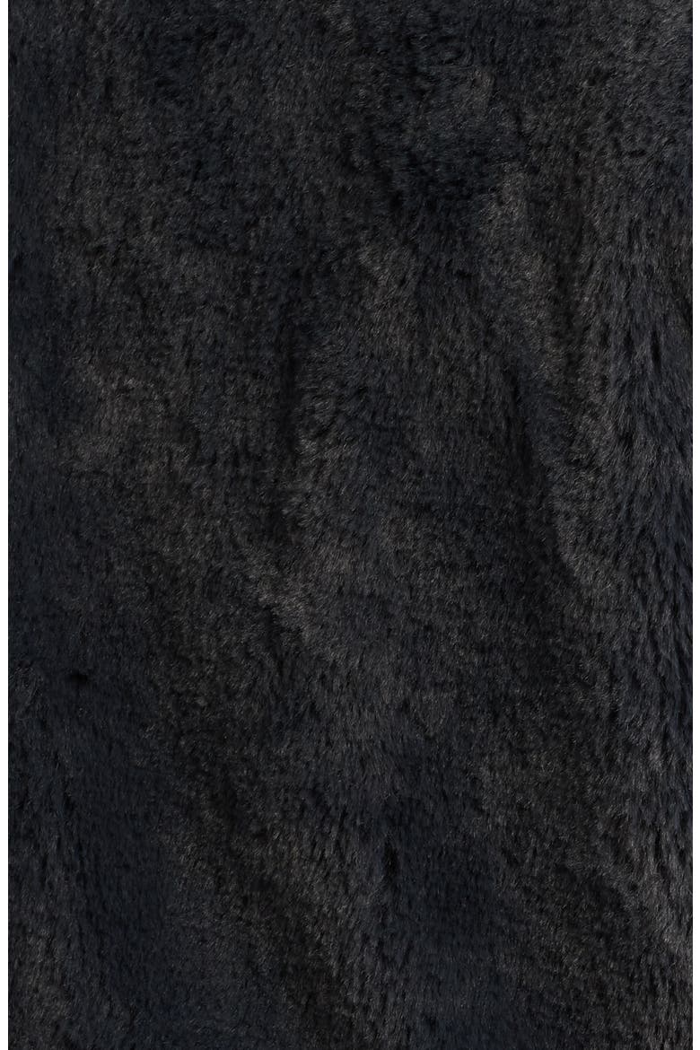 Faux Fur Jacket, Alternate, color, CHARCOAL