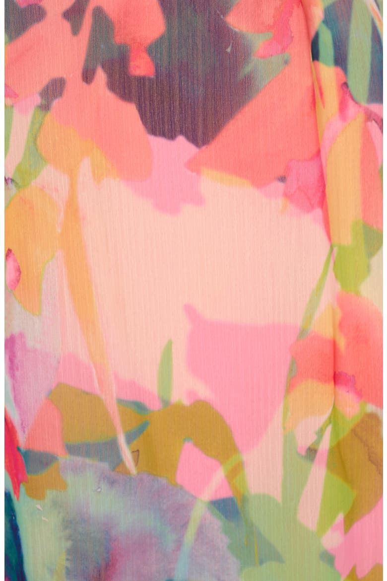 Print Sleeveless Shift Dress, Alternate, color, PINK MULTI