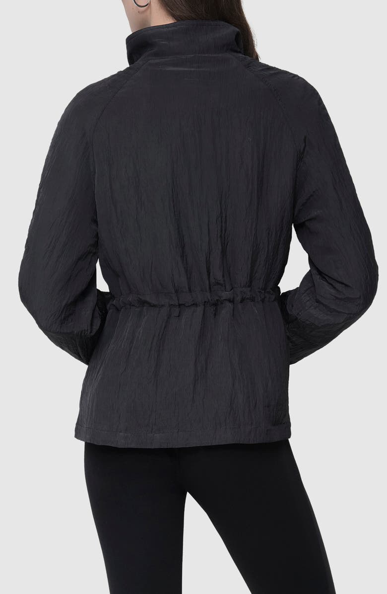 DKNY Crinkle Short Anorak, Alternate, color, 