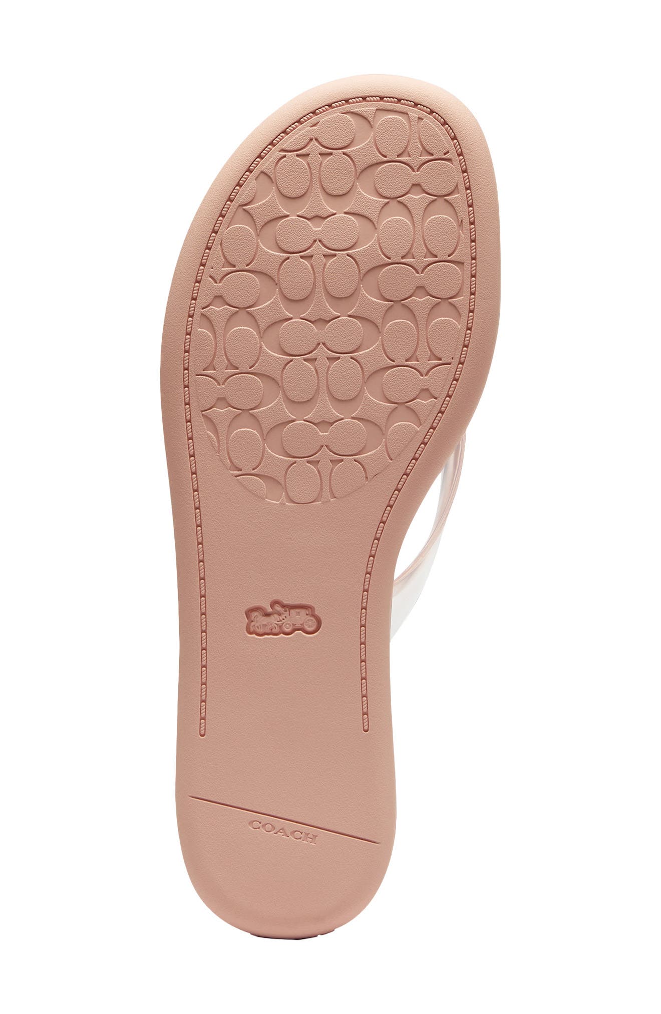 COACH Jelly Flip Flop, Alternate, color, Candy Pink