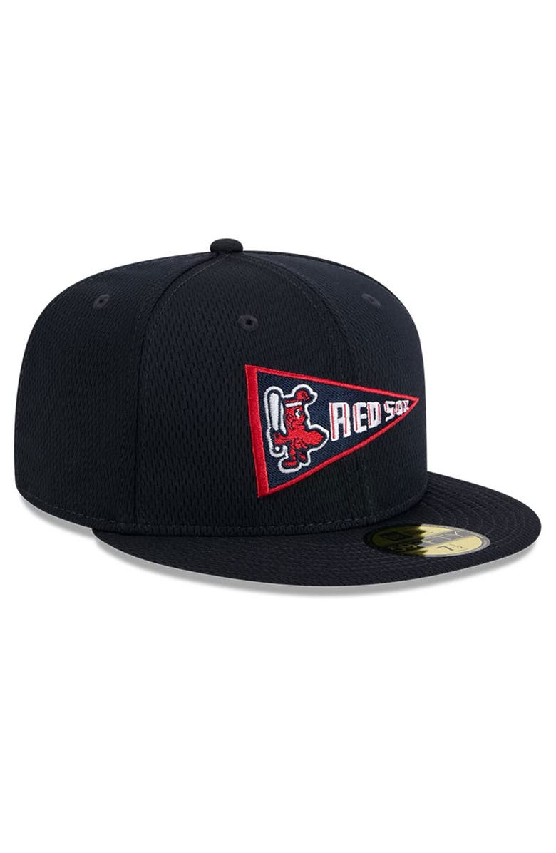 New Era Men's New Era Navy Boston Red Sox 2025 MLB Clubhouse 59FIFTY Fitted Hat, Alternate, color, Navy
