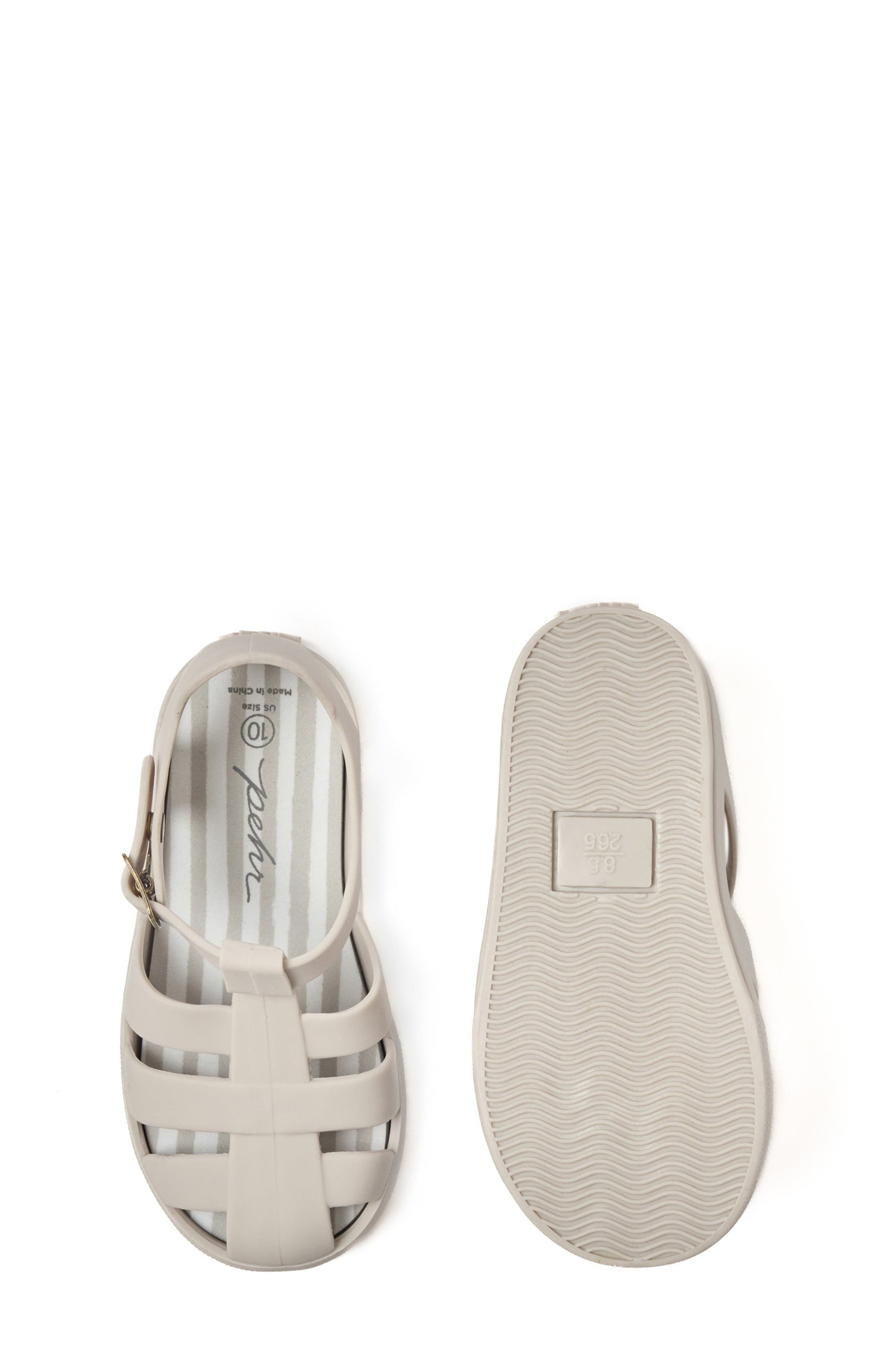 Pehr Kids' Fisherman Sandal, Alternate, color, Stone