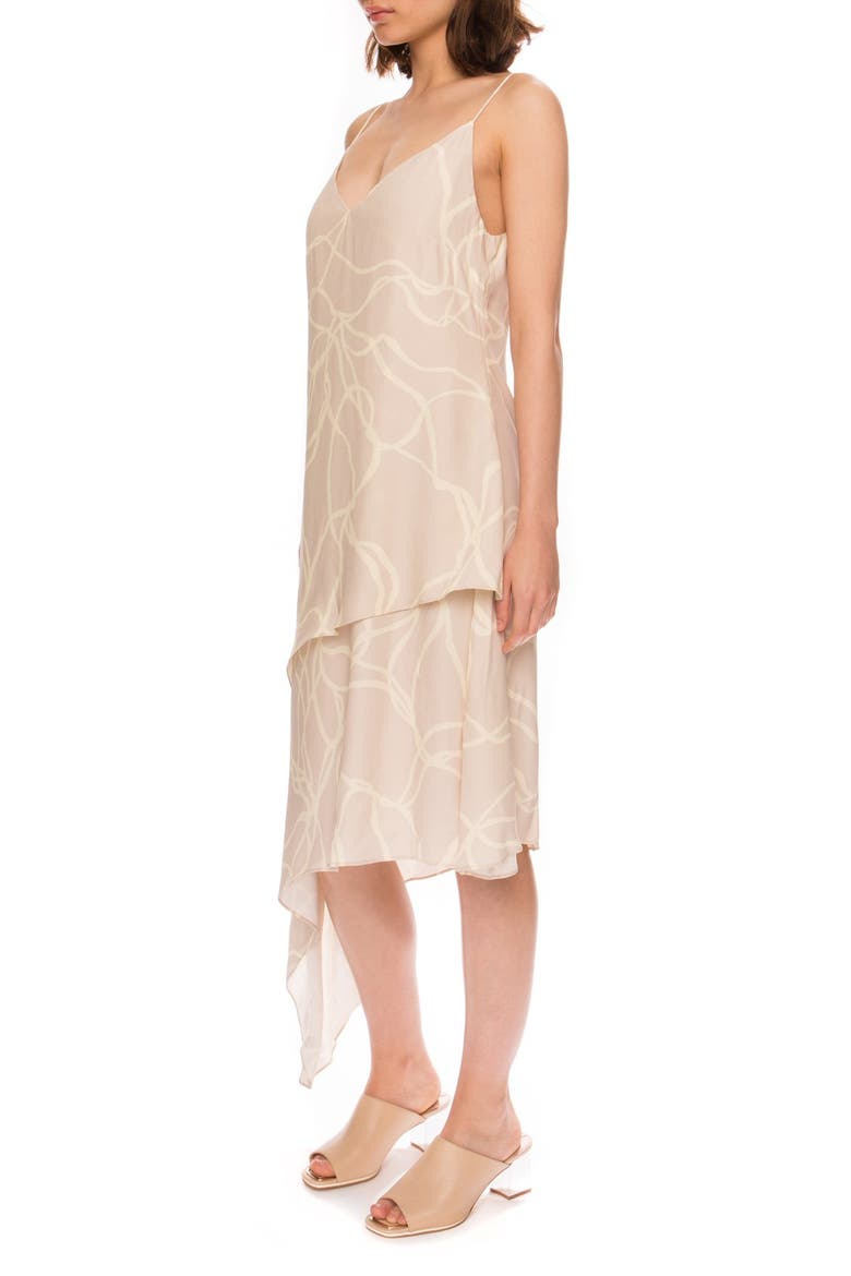 'Other One' Asymmetrical Slipdress, Alternate, color, OYSTER LINE