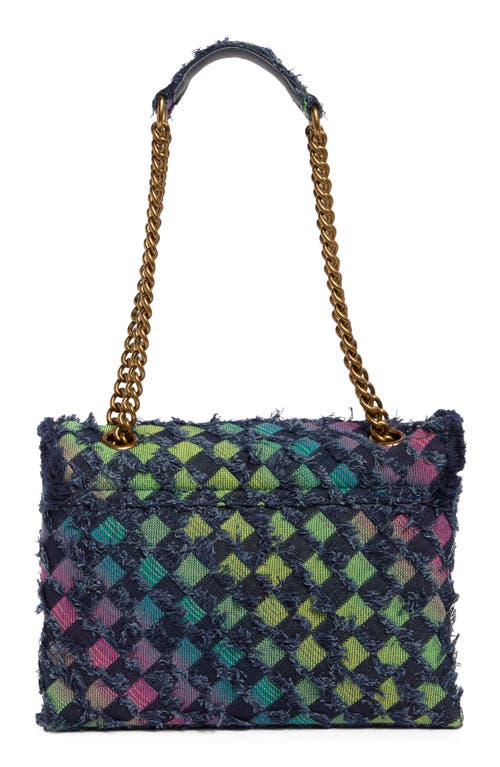 Kurt Geiger London Large Brixton Denim Shoulder Bag