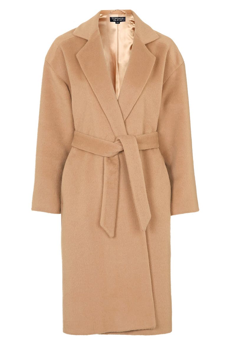 Long Belted Coat, Alternate, color, CAMEL