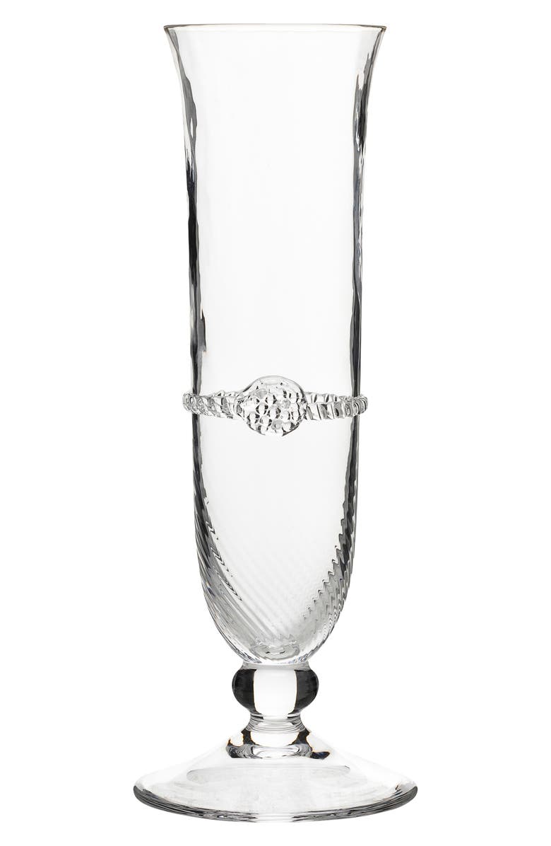 Juliska Heritage Set of 4 Assorted Champagne Flutes, Alternate, color, Clear