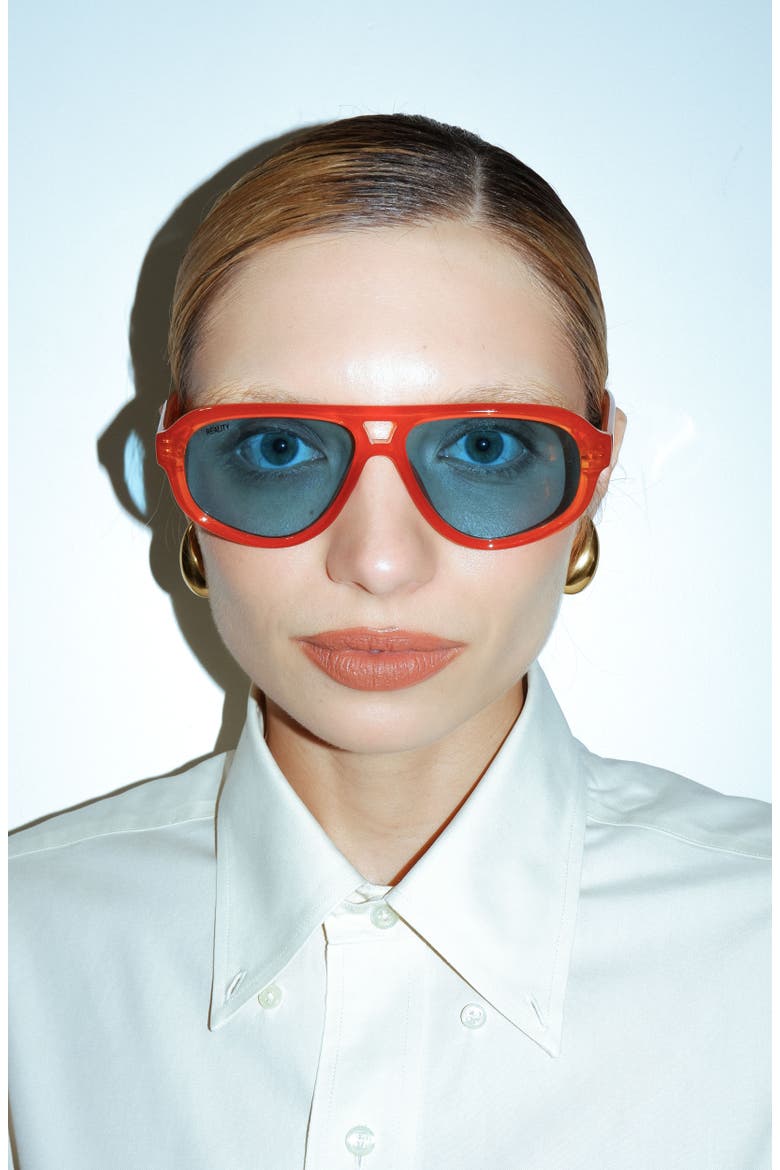 Ryder Sunglasses, Alternate, color, Ochre