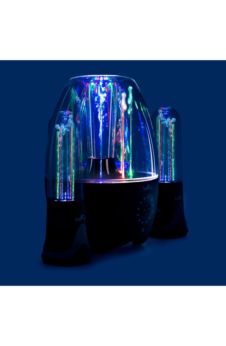 Befree Sound 2.1 Channel Bluetooth Multimedia LED Dancing Water Sound System, Alternate, color, Black